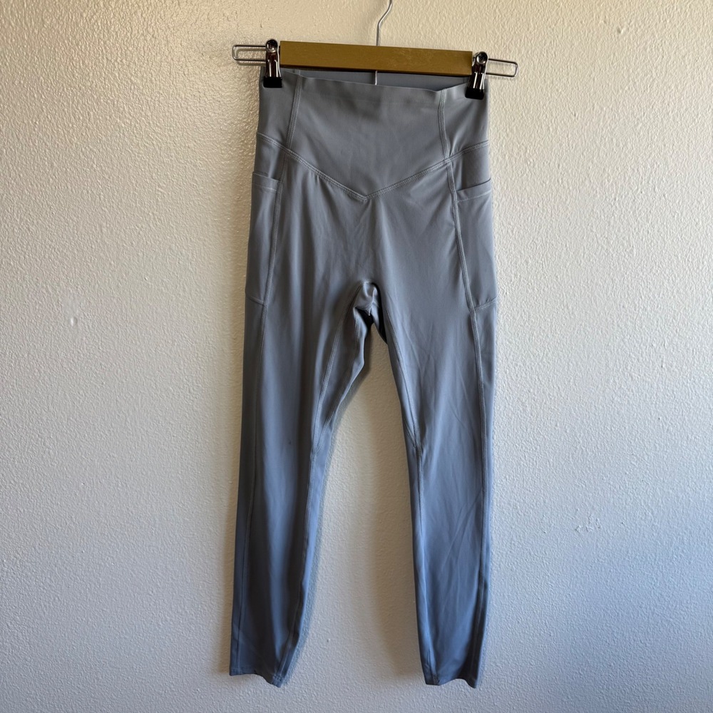 HALARA Size XS Light Blue Scrunch Butt Pull On Leggings Athletic Gym Running